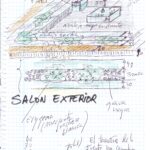 Boceto fuente Salon Exterior